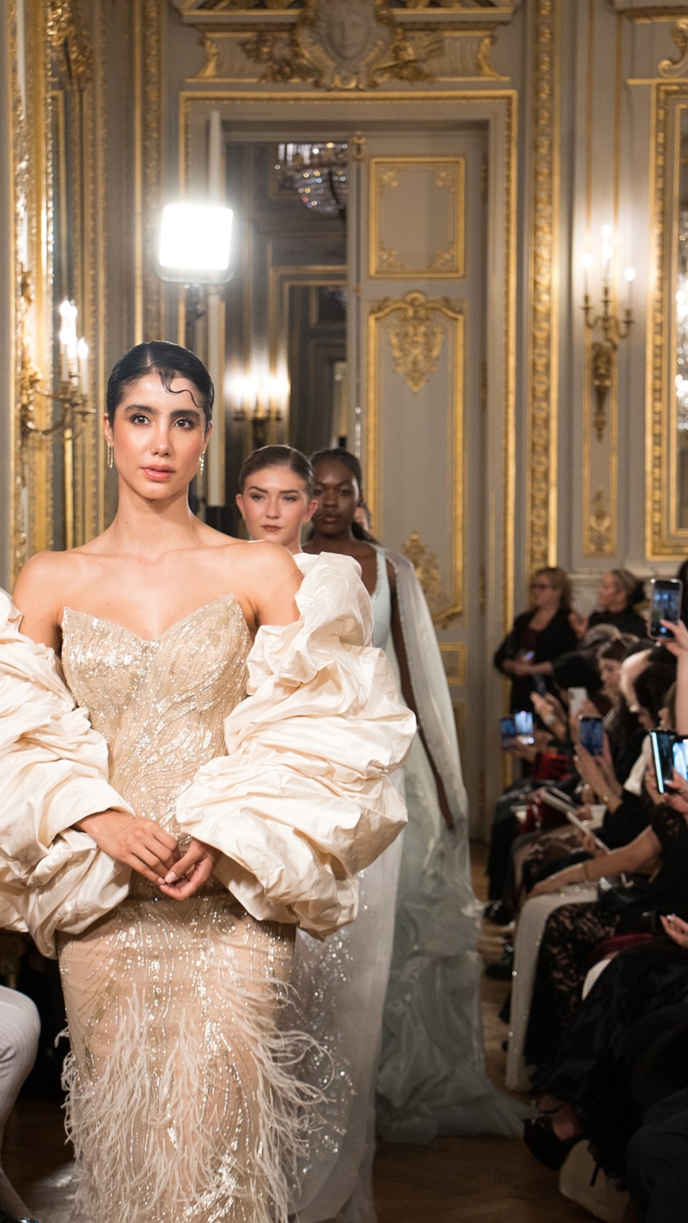 Look from Maison Pacinthe Badran SS26 collection