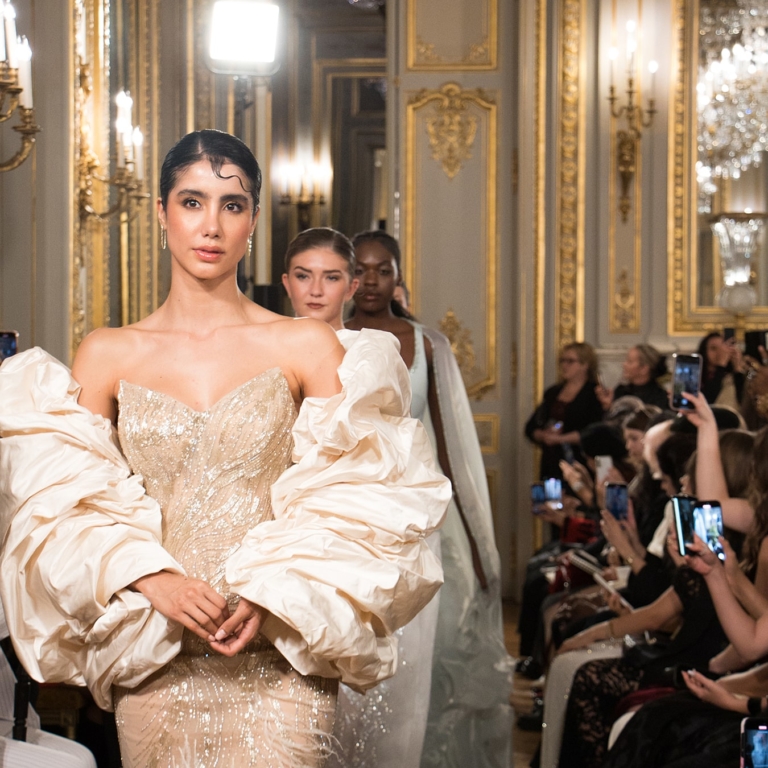 Look from Maison Pacinthe Badran SS26 collection