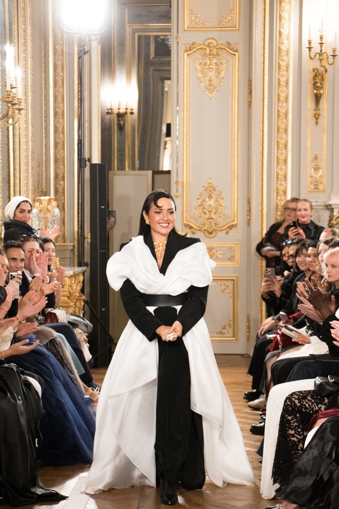 Look from Maison Pacinthe Badran SS26 collection