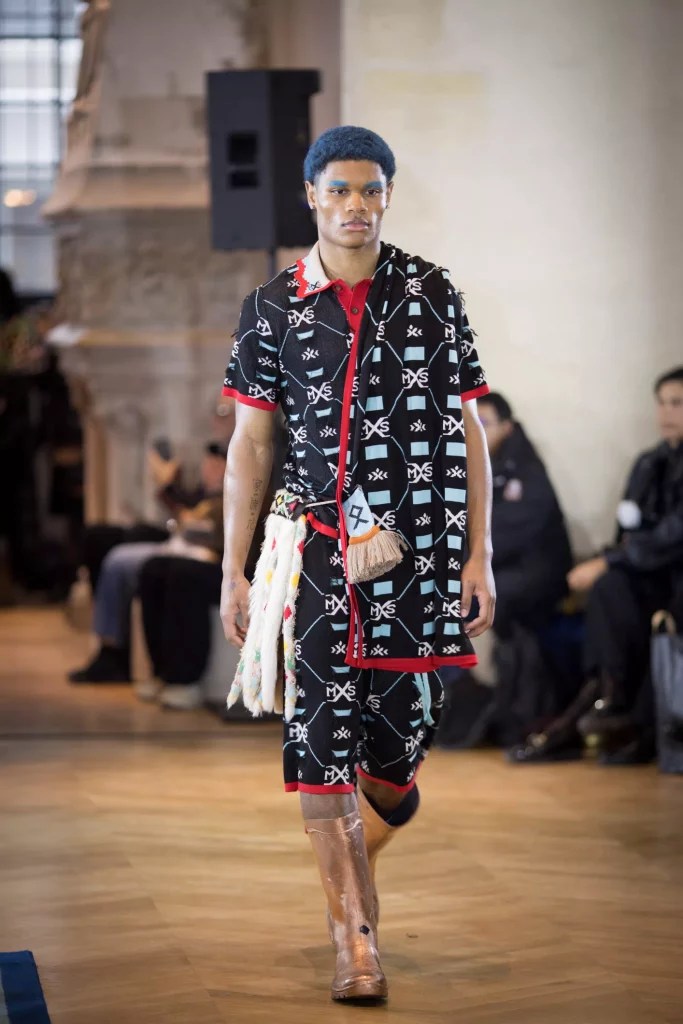 MAXHOSA AFRICA knitwear look Siyi Kulture collection Paris Fashion Week AW2026
